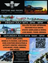 Flyer for an event by Piston and Props