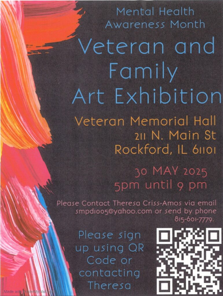 Veteran and Family Art Art Exhibit Flyer